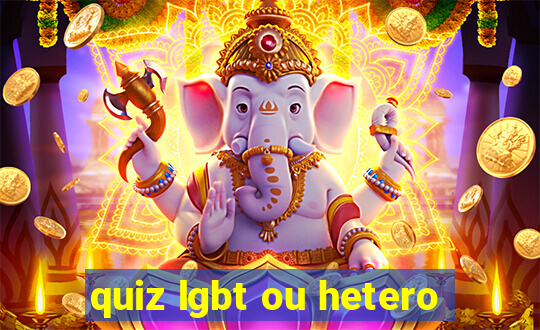 quiz lgbt ou hetero