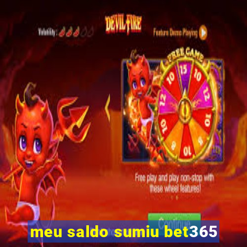 meu saldo sumiu bet365