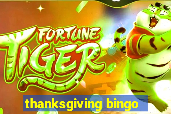 thanksgiving bingo