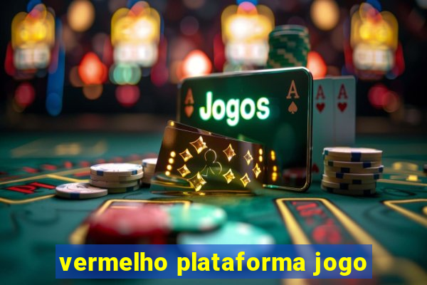 vermelho plataforma jogo