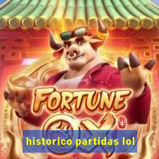 historico partidas lol