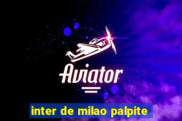 inter de milao palpite