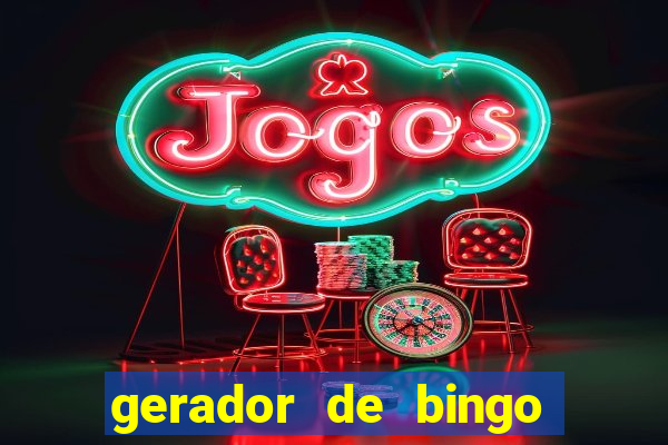 gerador de bingo cha de bebe