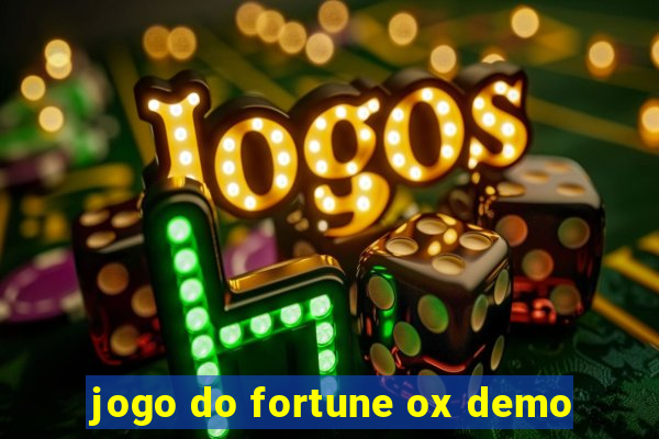 jogo do fortune ox demo