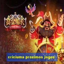 criciuma proximos jogos