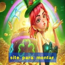 site para montar time de futebol