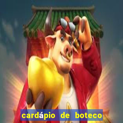 cardápio de boteco pinguim assis brasil