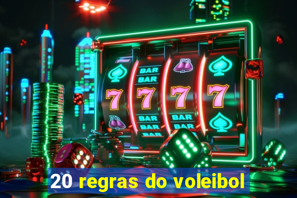 20 regras do voleibol