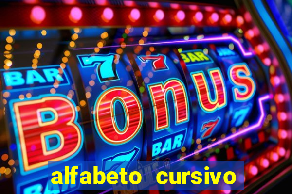 alfabeto cursivo pontilhado para imprimir pdf