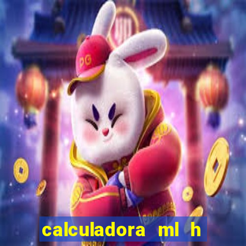 calculadora ml h para mcg kg min